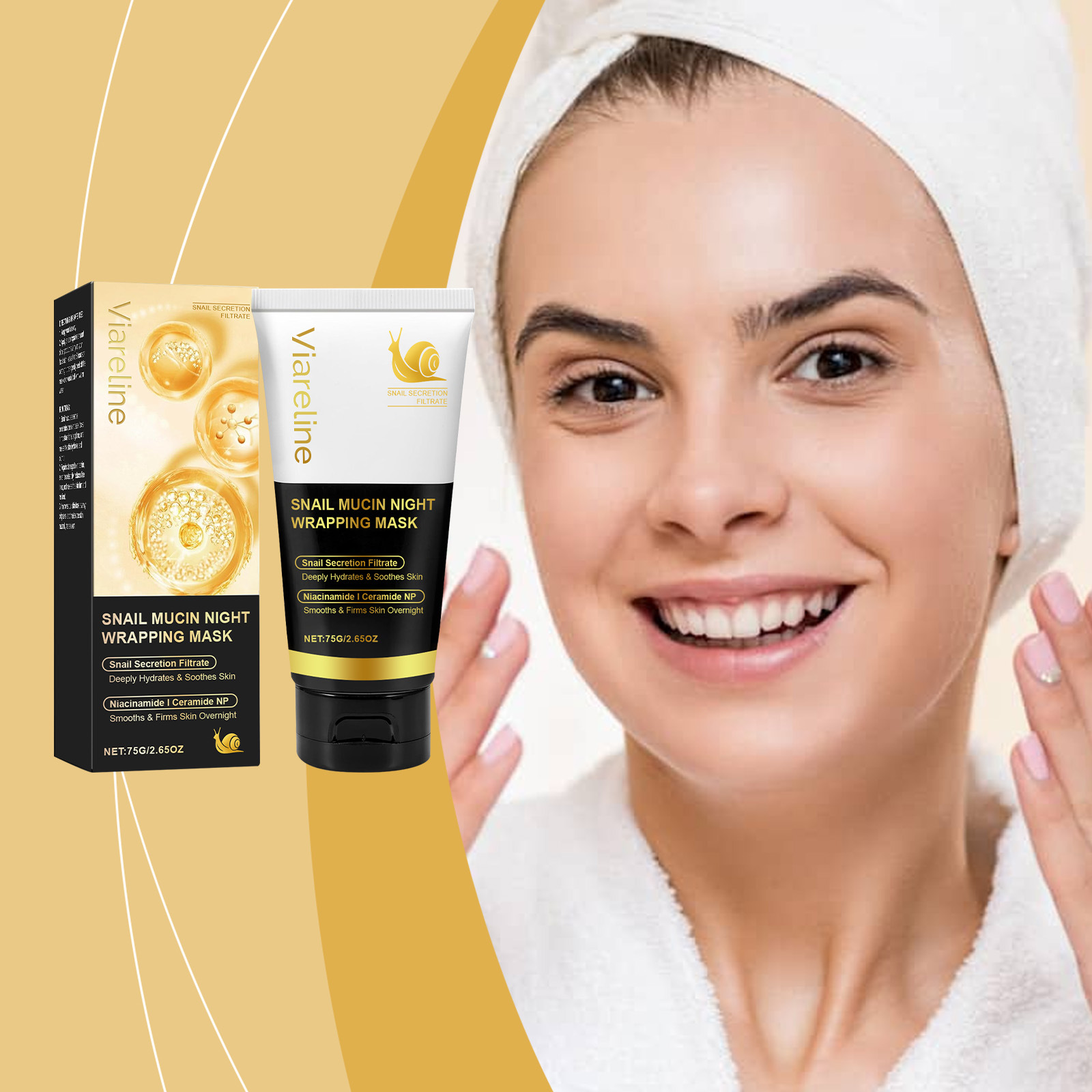 Snail Mucus Tearing Mask Nourishing