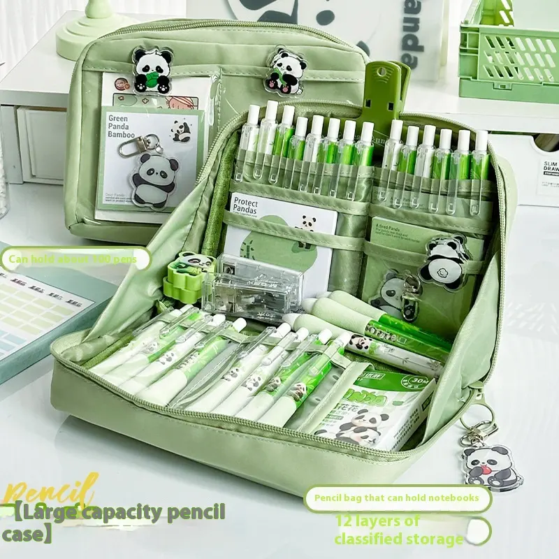 12 Layer Panda Pencil Case