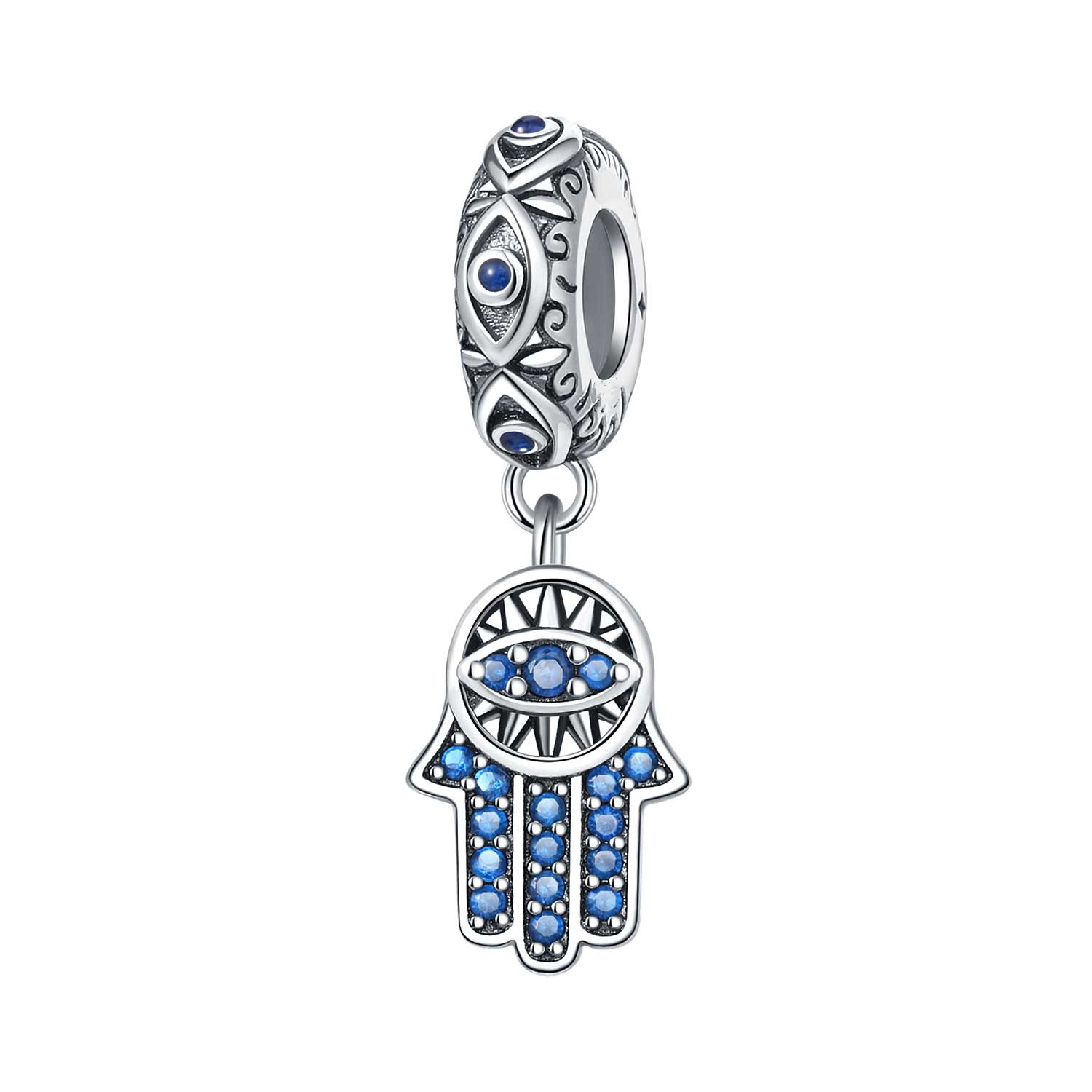 Silver-Plated Cross Charm Connector, picture 7 of 8