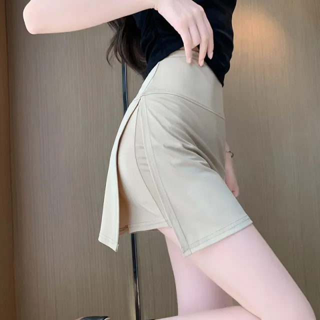 Fashion Personalized Women's Summer Yoga Culottes Khaki - Shop at LoveMi