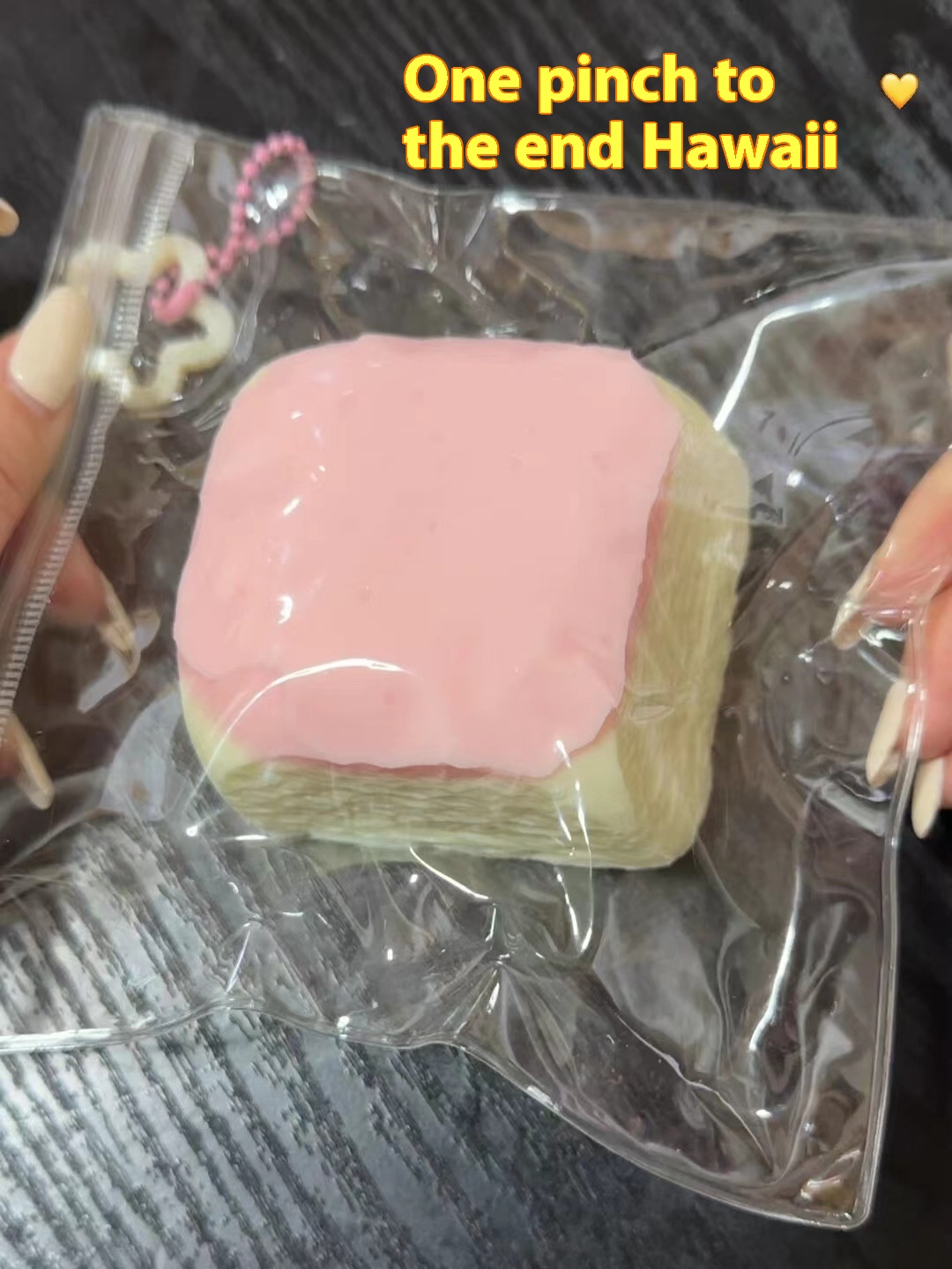 TPR Pink Hawaiian Bread Pinch