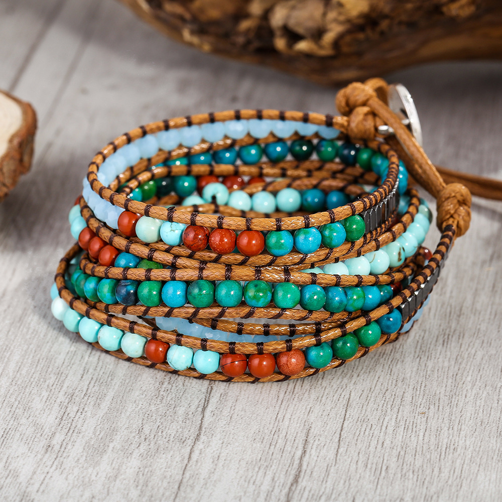 Turquoise Beaded Bracelet, picture 3 of 4