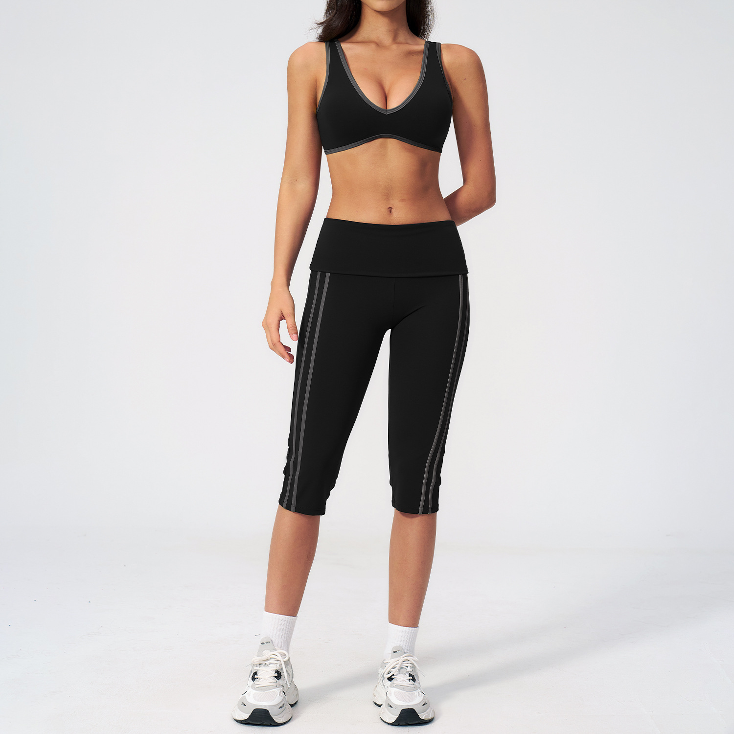 Fitness Bare-feel Sports Running Yoga Outfit For Women