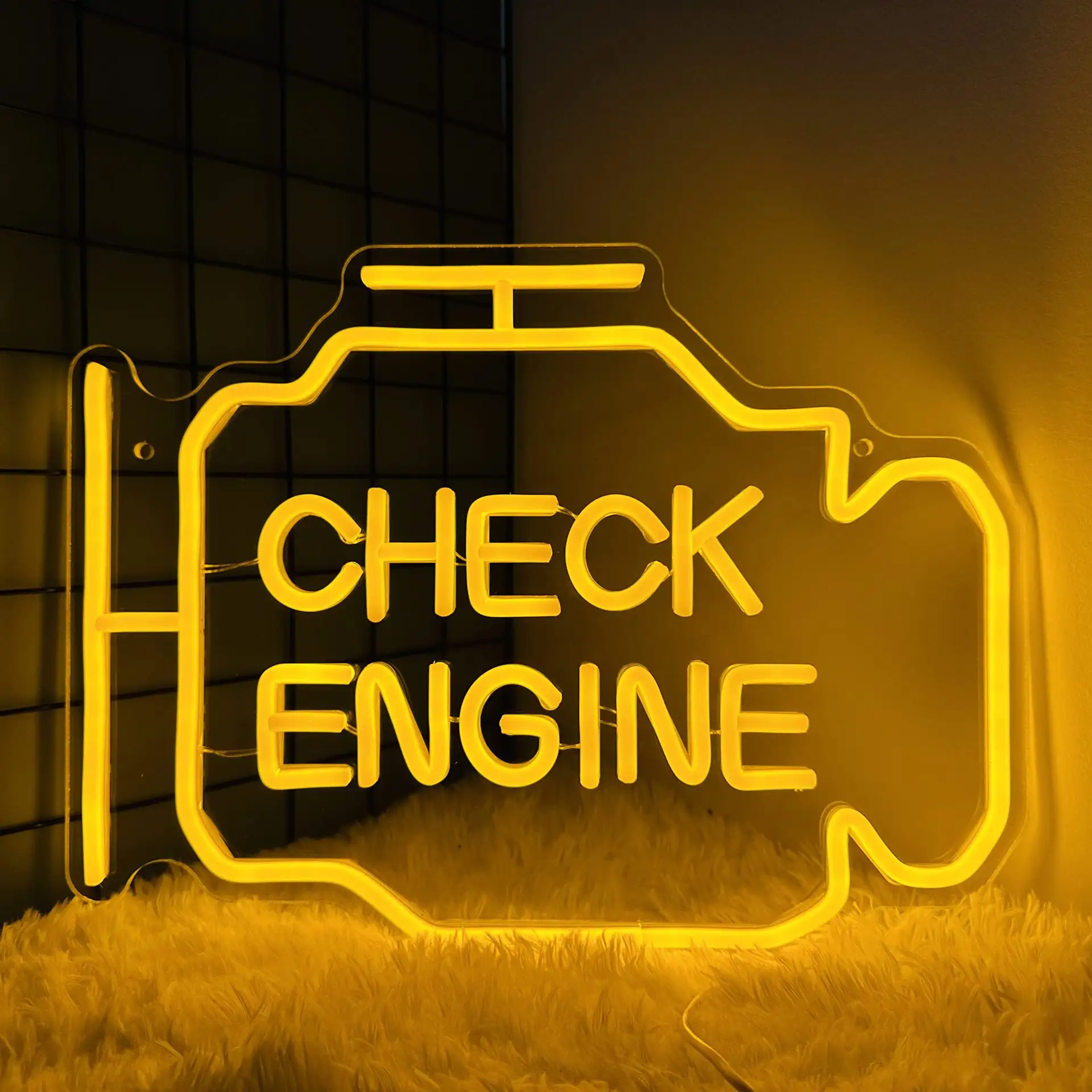 Engine Car Repair Personalized Picture LED Decoration