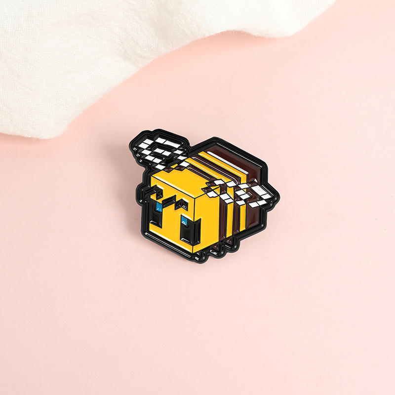 Title 2, 3D Little Bee Geometric Decorative Pin Elevate...