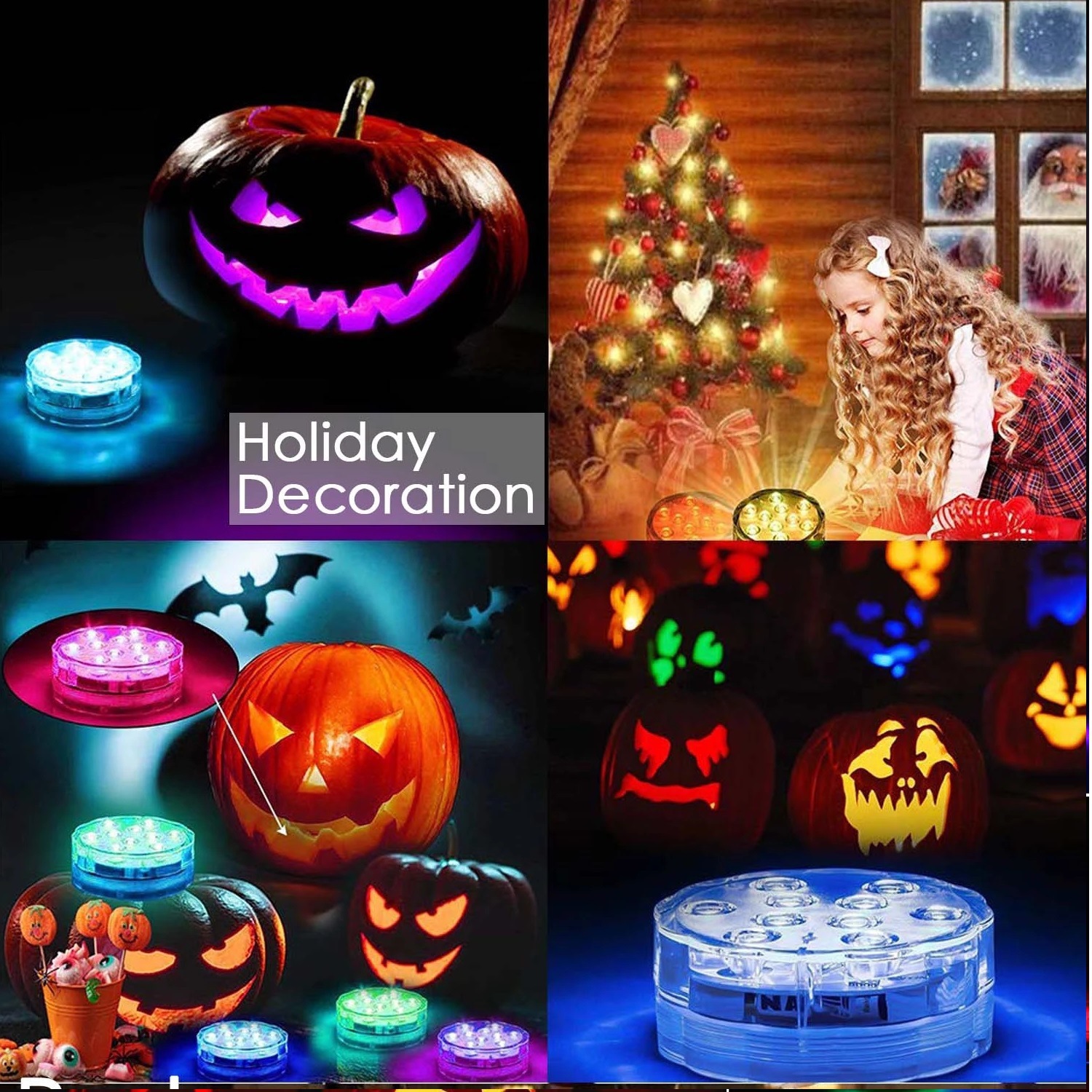 Colorful Underwater Lights Waterproof Aquarium detail photo 1