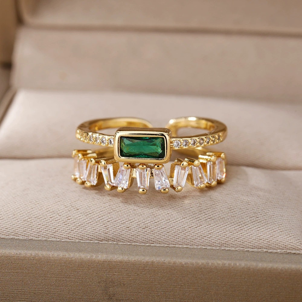 European And American Double-layer Ring 4