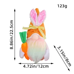 Easter Decoration Small Gift Faceless Doll - D33 Ag Rabbit C - View 1