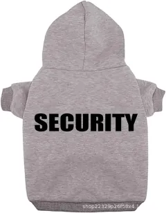 Pet Dog Fleece-lined Feet Hooded Casual Warm Hoodie - Gray - View 1