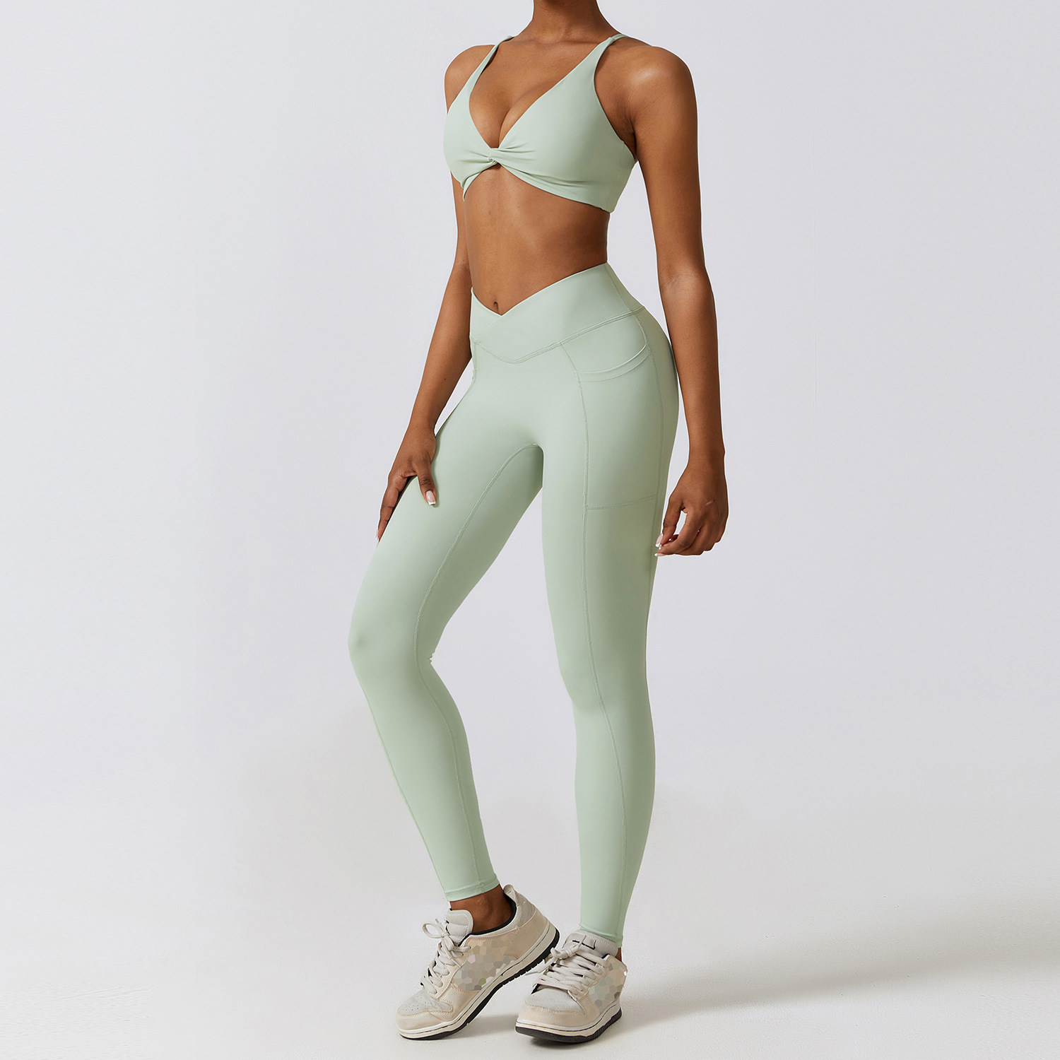 2 Bra Trousers Green