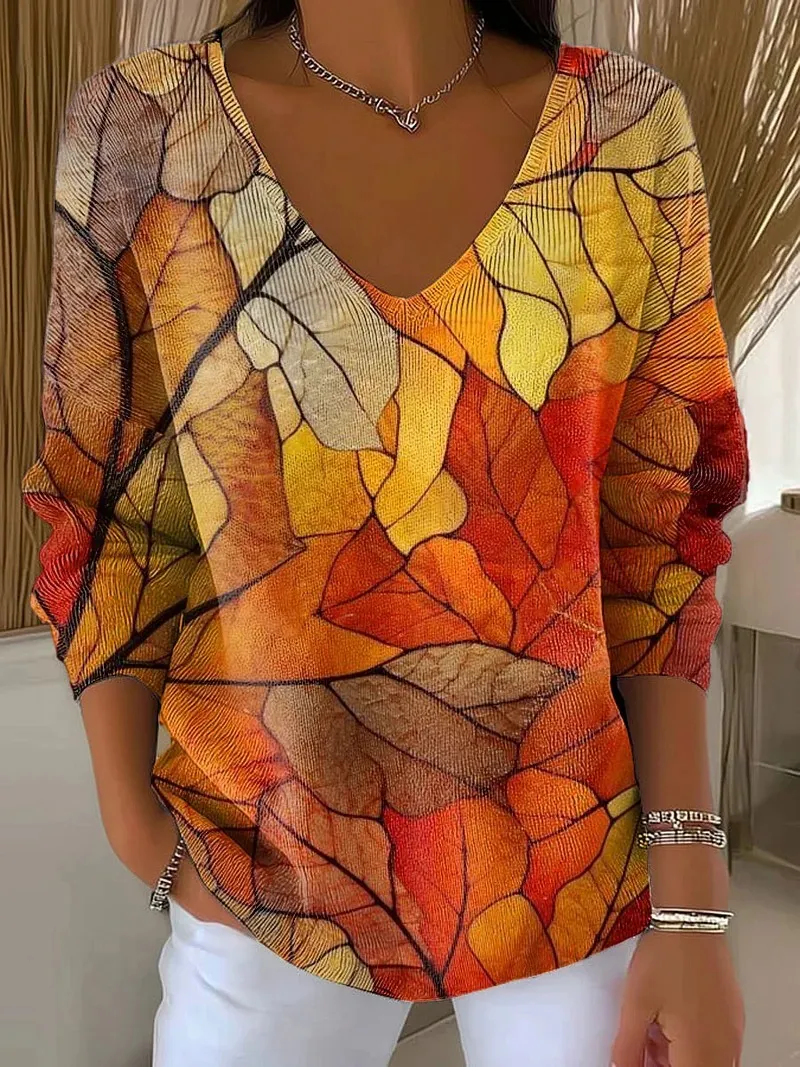 Long Sleeve Sweater Autumn And Winter Fashion Loose Cool Sweaters Women's Clothing - Style 5