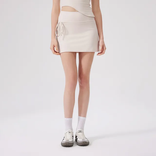 Women's Simple A Line High Waist Running Sports Skirt Albumin - Shop at LoveMi