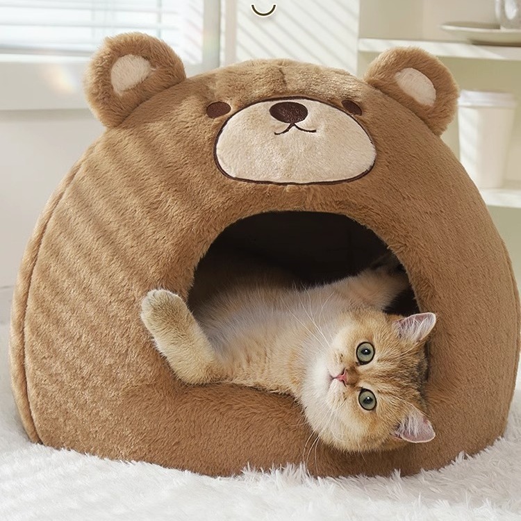 บ้านแมวอุ่น ปิดมิดชิด นอนสบาย สำหรับแมวทุกสายพันธุ์