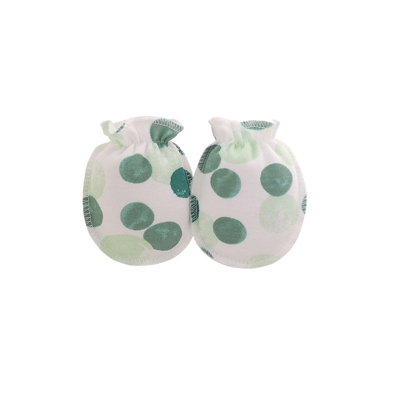Pure Cotton Green Polka Dot