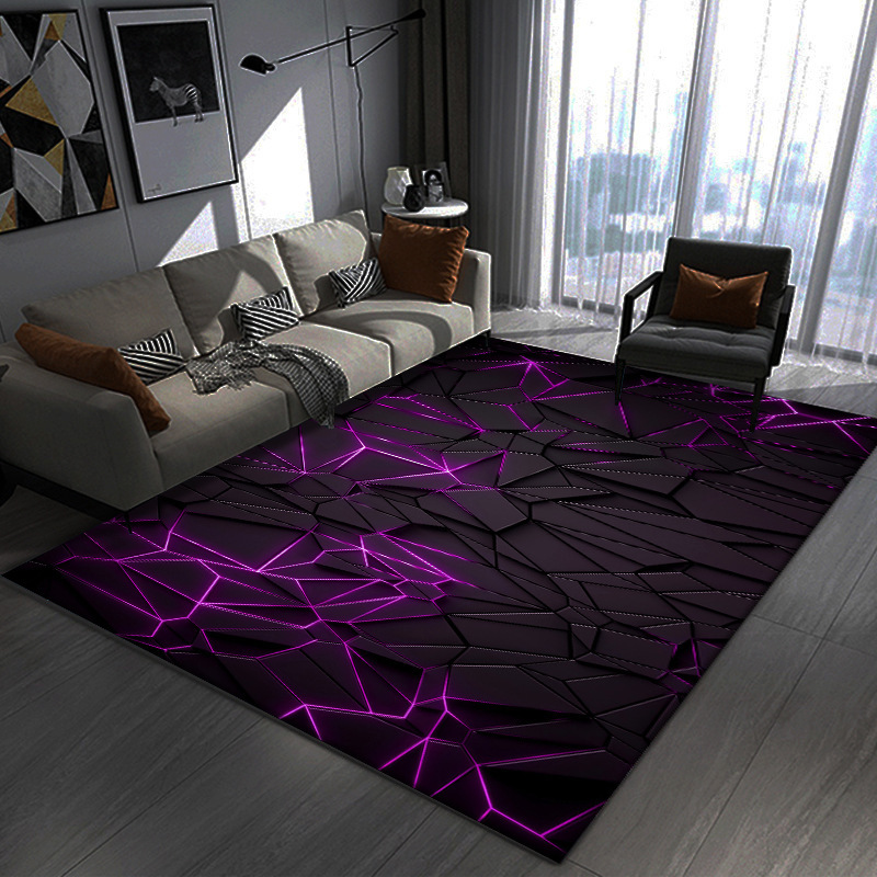 3D Visual Creative 3D Crystal Velvet Rug