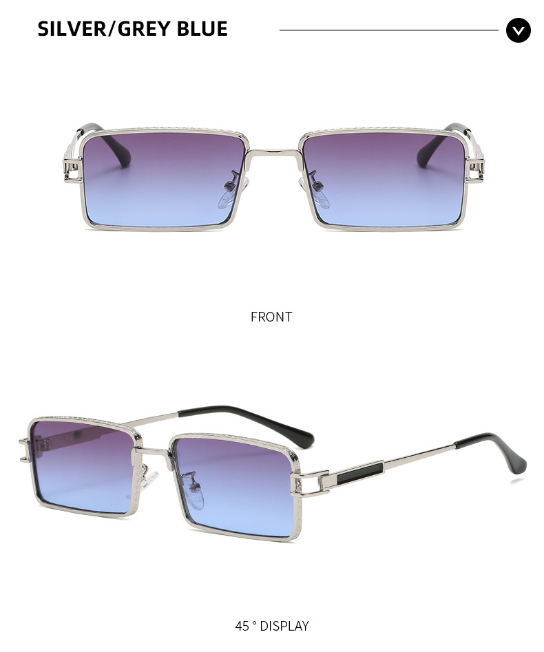 Title 10, Personality Square Retro New Trend Glasses