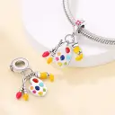 Original Artistic Feast Oil Painting Bracelet With Beads view 16