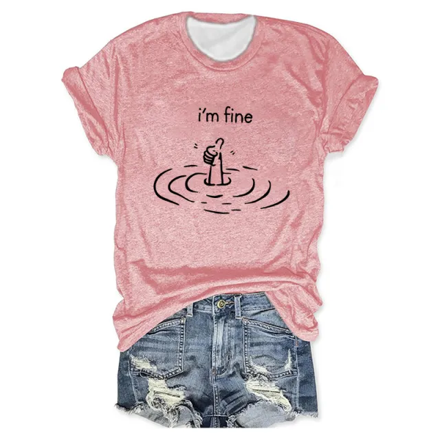 Women's Round Neck T shirt Summer Quick drying Cotton like T shirt Dx J11310 - Shop at LoveMi