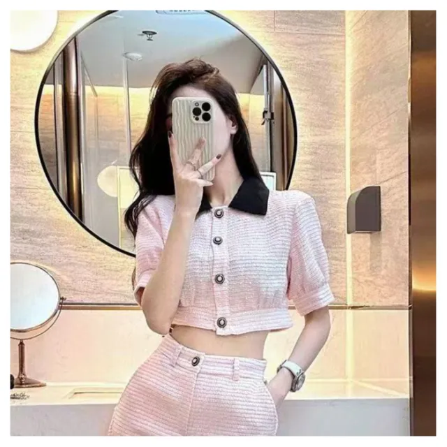 Women's High end Versatile Shorts Two piece Set Lotus Root Color Xxl - Shop at LoveMi