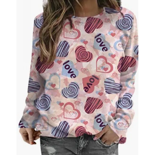 Women's Casual 3D Digital Printing Sweater Rs63251879 Xxxxl - Shop at LoveMi