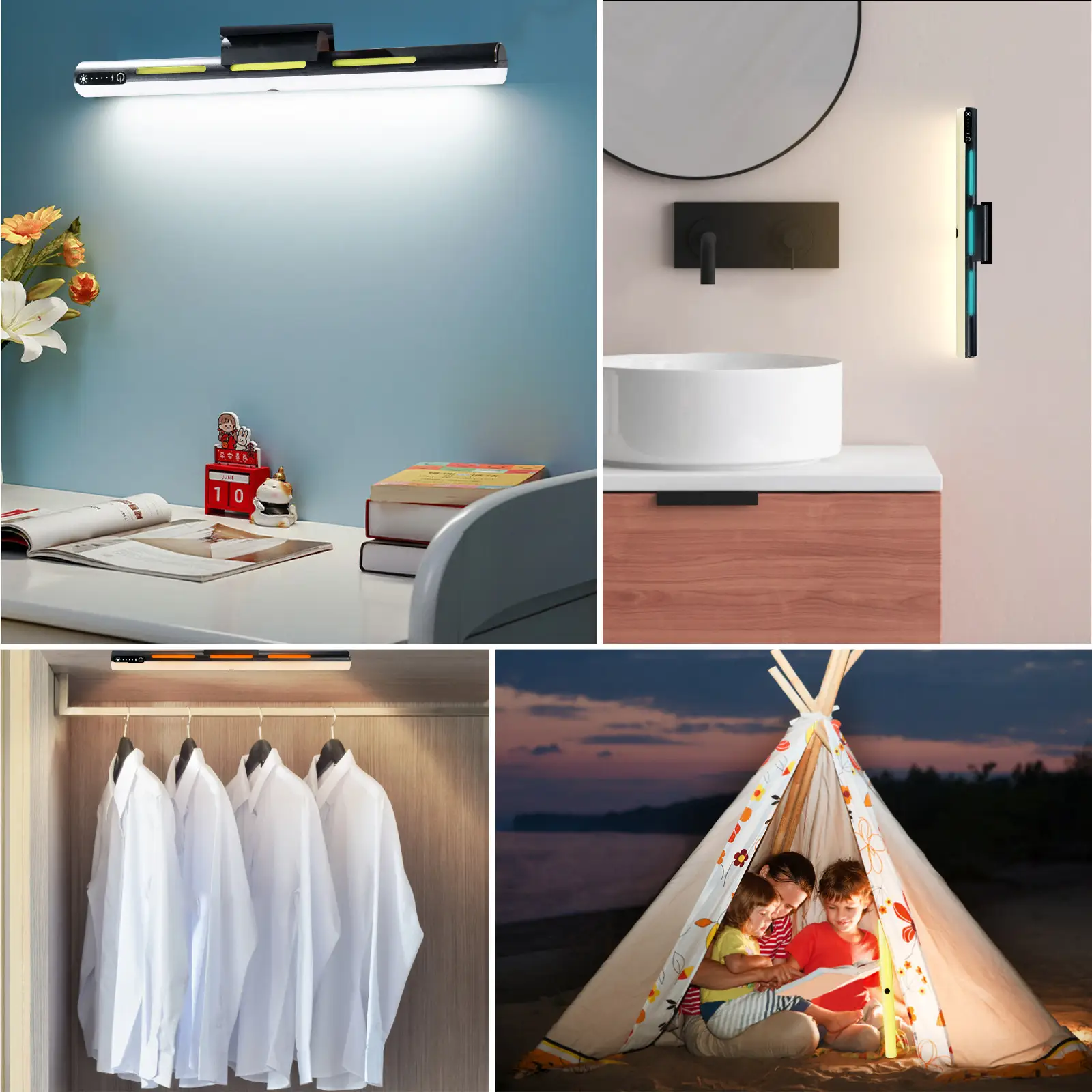 New Creative Magnetic Rechargeable Touch Light