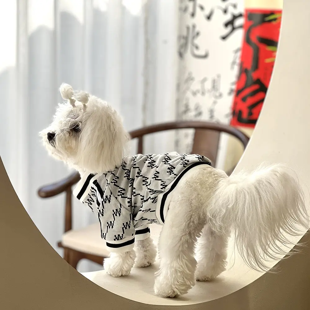 Autumn And Winter Teddy Pet Jacket Zipper