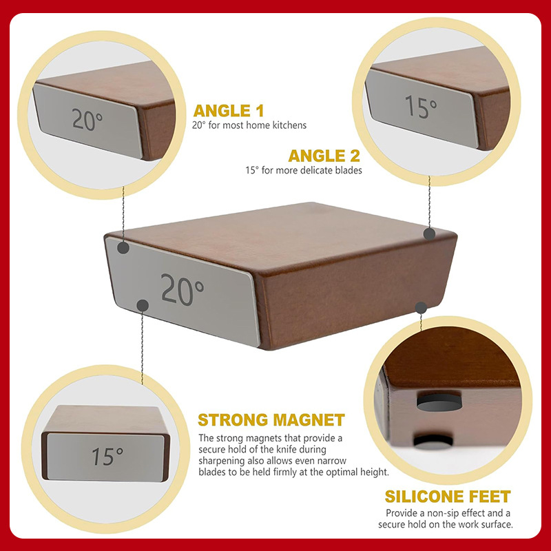 CCylindrical Double-sided Sharpener Made Of Ceramic Steel