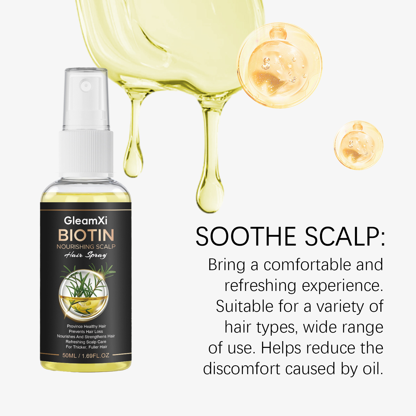 Scalp-nourishing Hair Care Spray