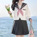 Blouse Skirt Bow Tie-M