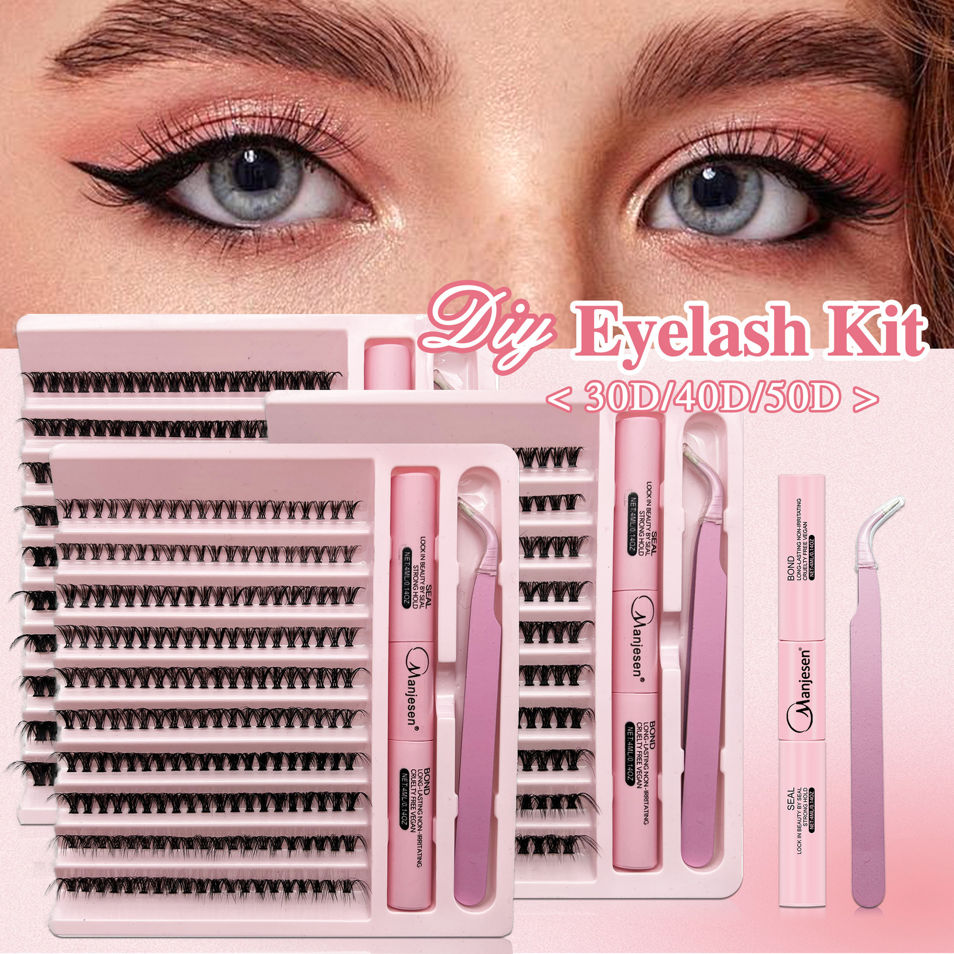 Large Capacity Eyelash Book Extension False Eyelashes Suit