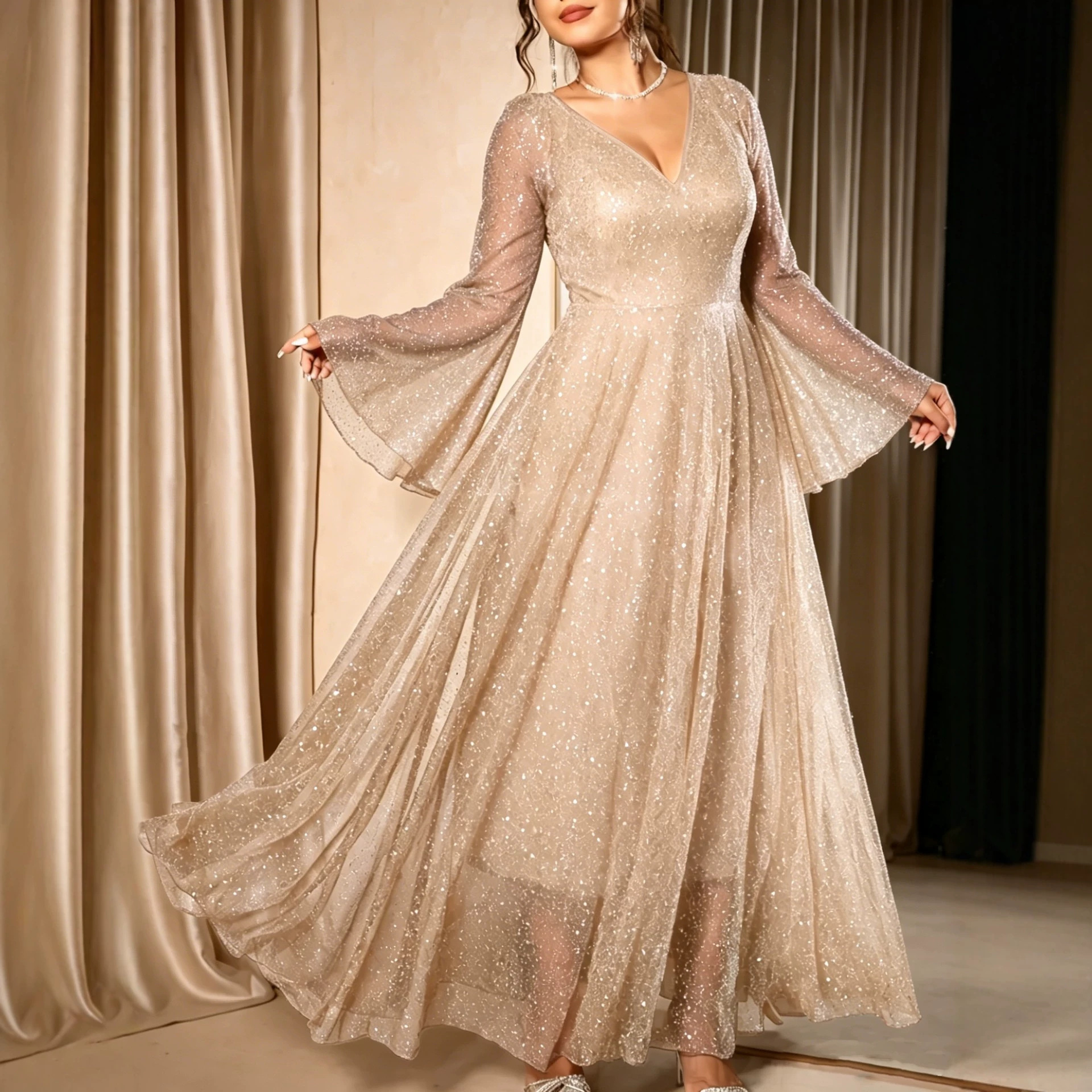 An Elegant Tulle Ball Gown Perfect For Evening Events