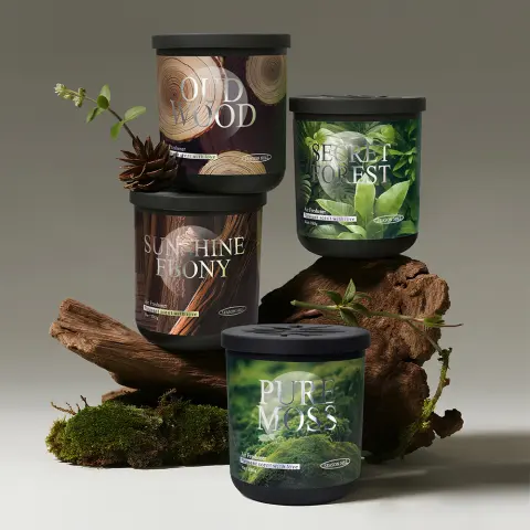 Dark Series Wood-Scented Smokeless Car Solid Perfume Balm