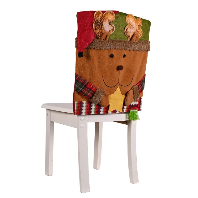 Christmas Decorative Chair Covers And Ornaments Elk - Shop at LoveMi