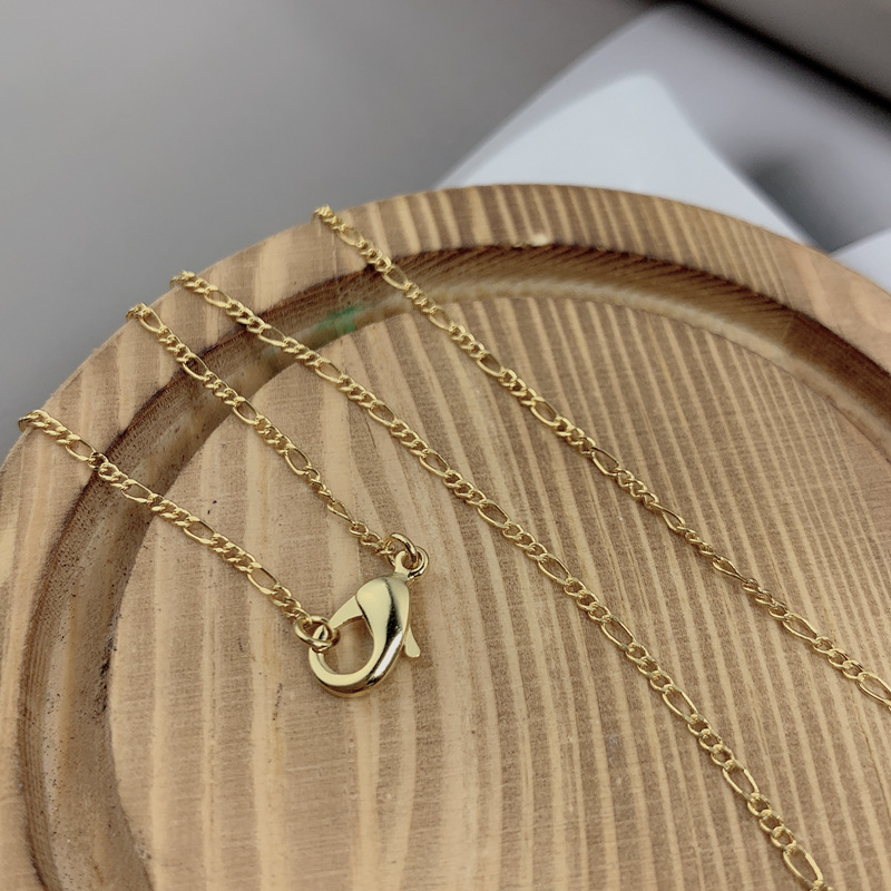 Virgin Jesus Pendant Figaro Chain Necklace Women's Fashion Ornament
