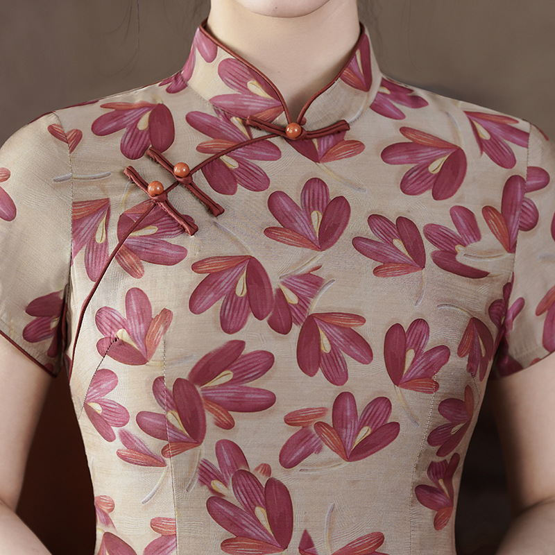 Title 8, Spring And Summer New Improved Cheongsam Nation...