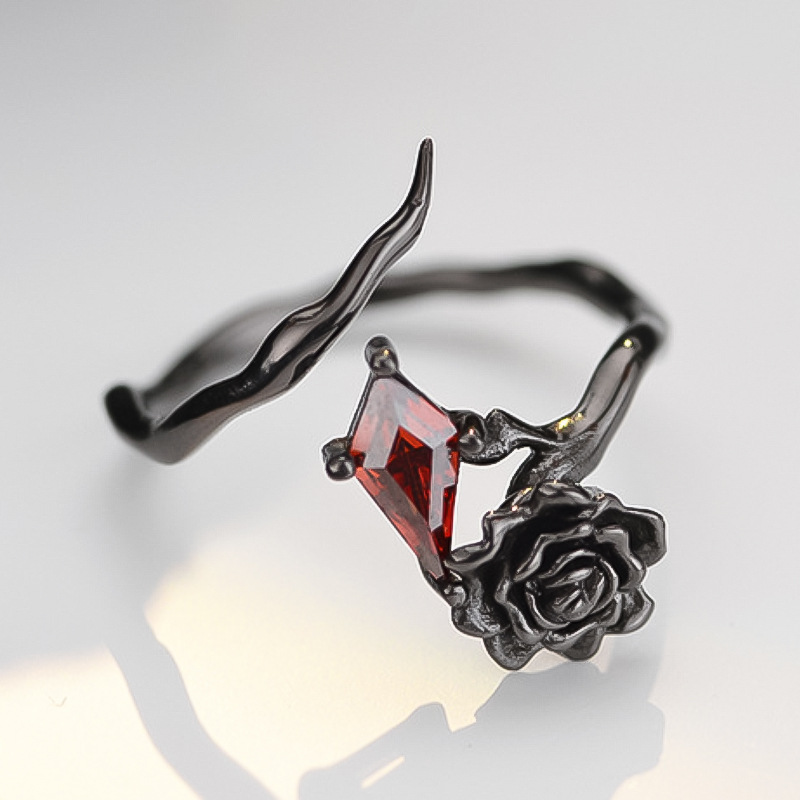 Sterling Silver Rose Ring