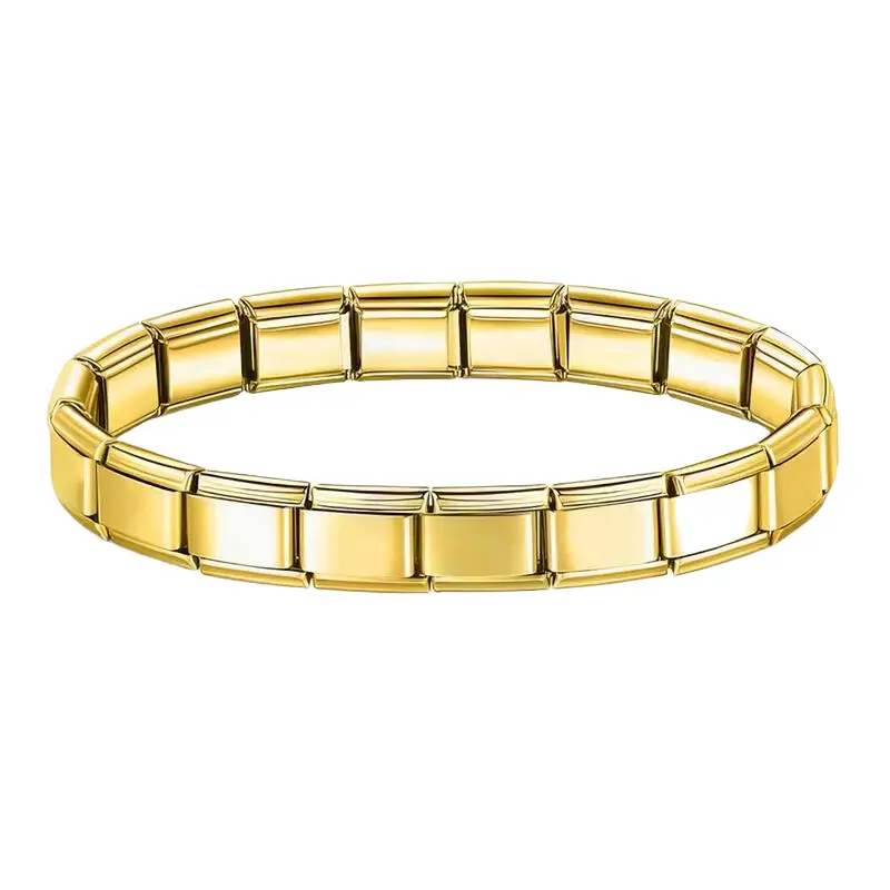 Punk Minimalist Stainless Steel Spring Bracelet Jewelry