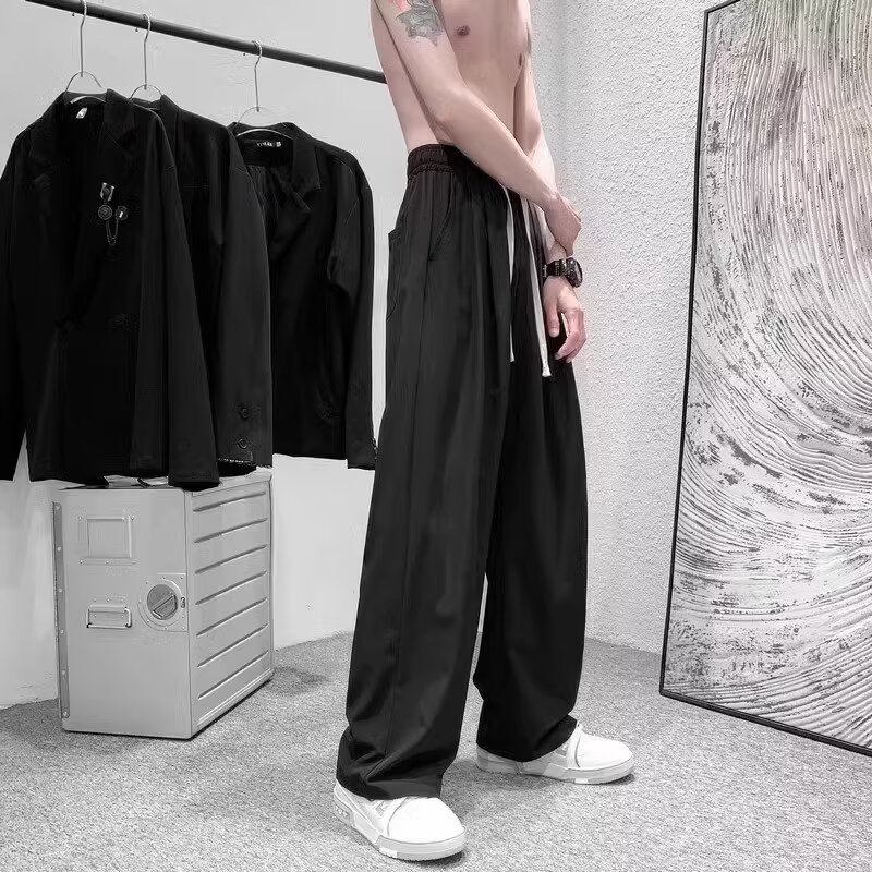 Womens Loose Straight-leg Casual Pants New Stylish Design