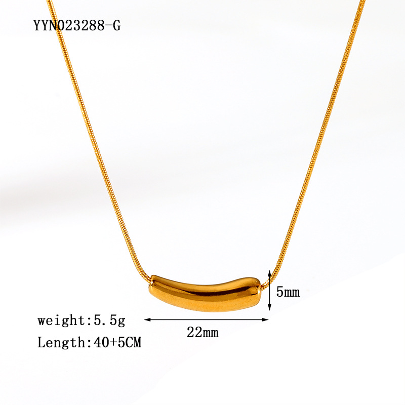 Minimalistic Water Drops Pendant All-match Clavicle Chain