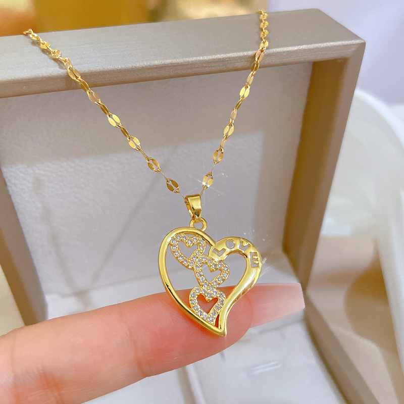 Fashionable Clavicle Chain Titanium Steel Necklace