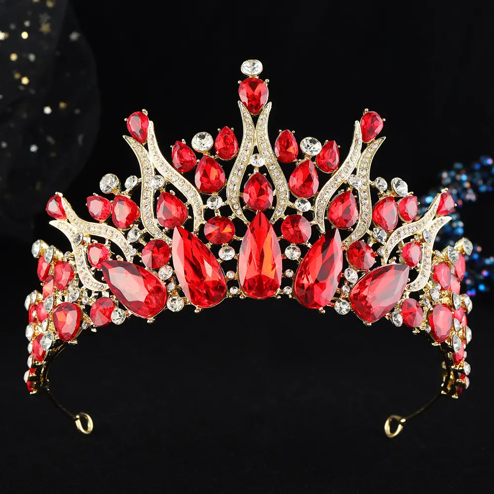 Baroque Alloy Crown Bridal Wedding Headpiece
