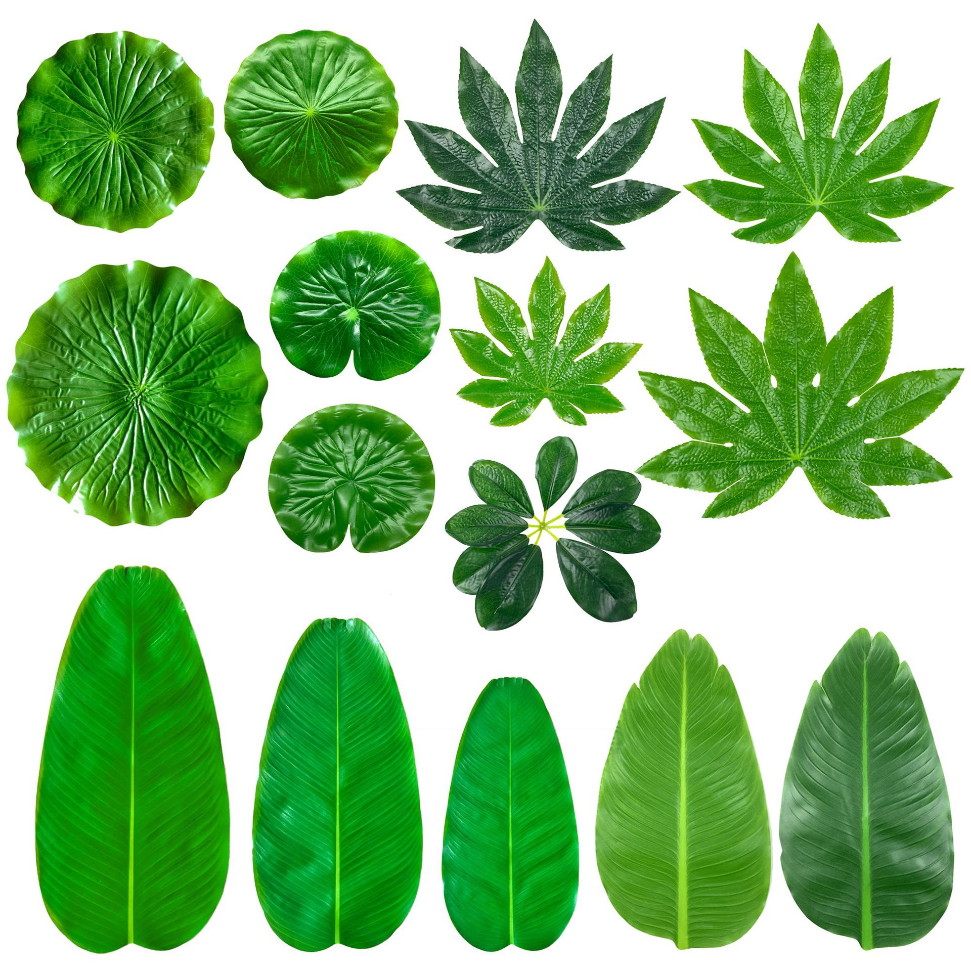 Simulation Japanese Banana Leaf Lotus Leaf Table Mat