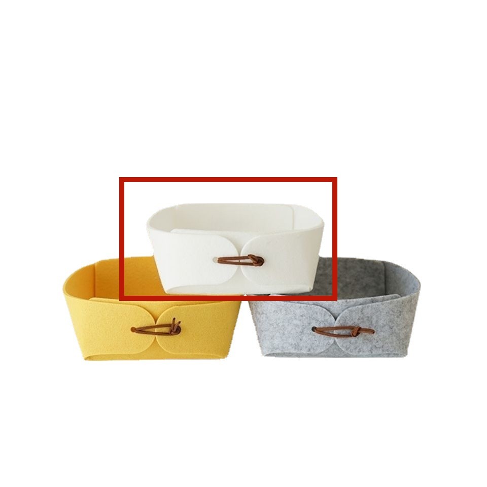 Modern Simple Felt Sundries Storage Basket - Image 2