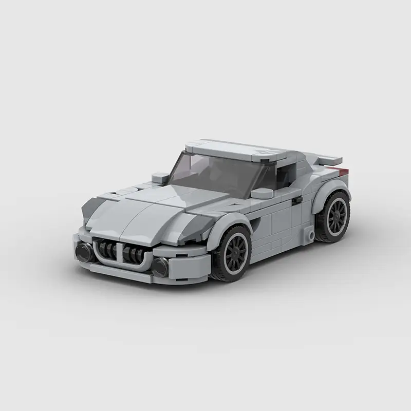 Small Particle Moc City Vehicle Racing Model