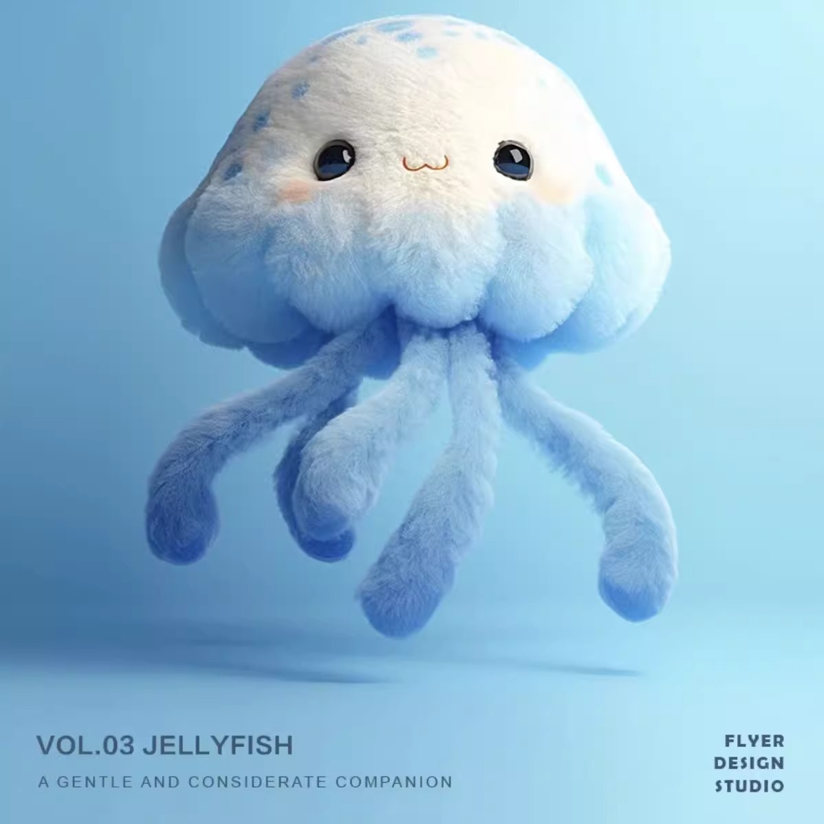 Aquarium Jellyfish Plush Pendant Toy Cartoon Key Button Ornaments