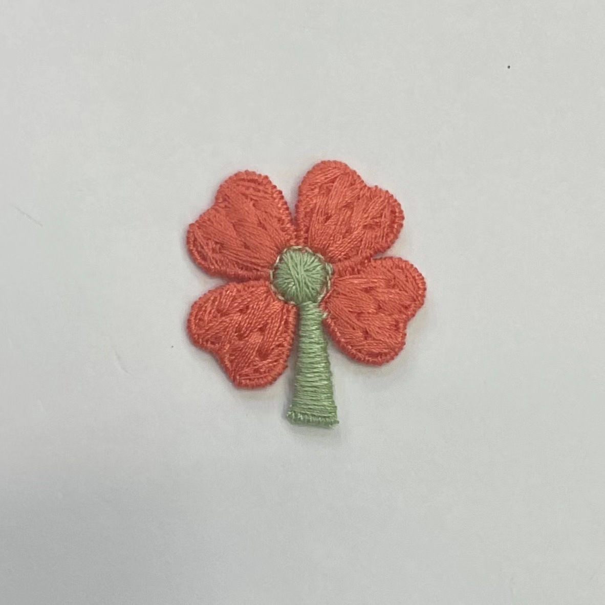 Four-Leaf Clover Embroidery Woven Small Flower Patch Cloth Sticker Accessories - Image 9