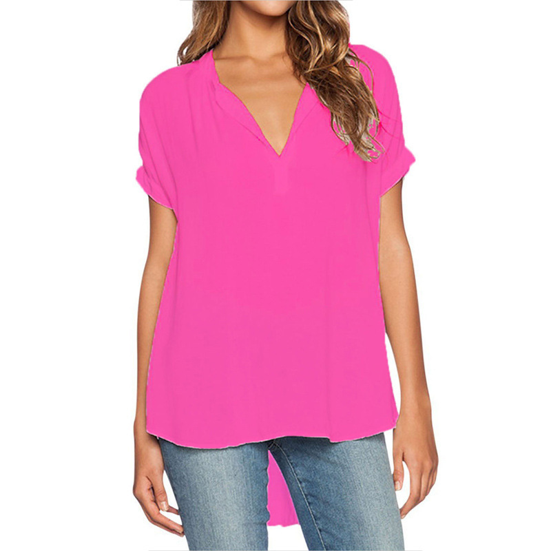 Fashion Women's Wear V-neck Loose Top