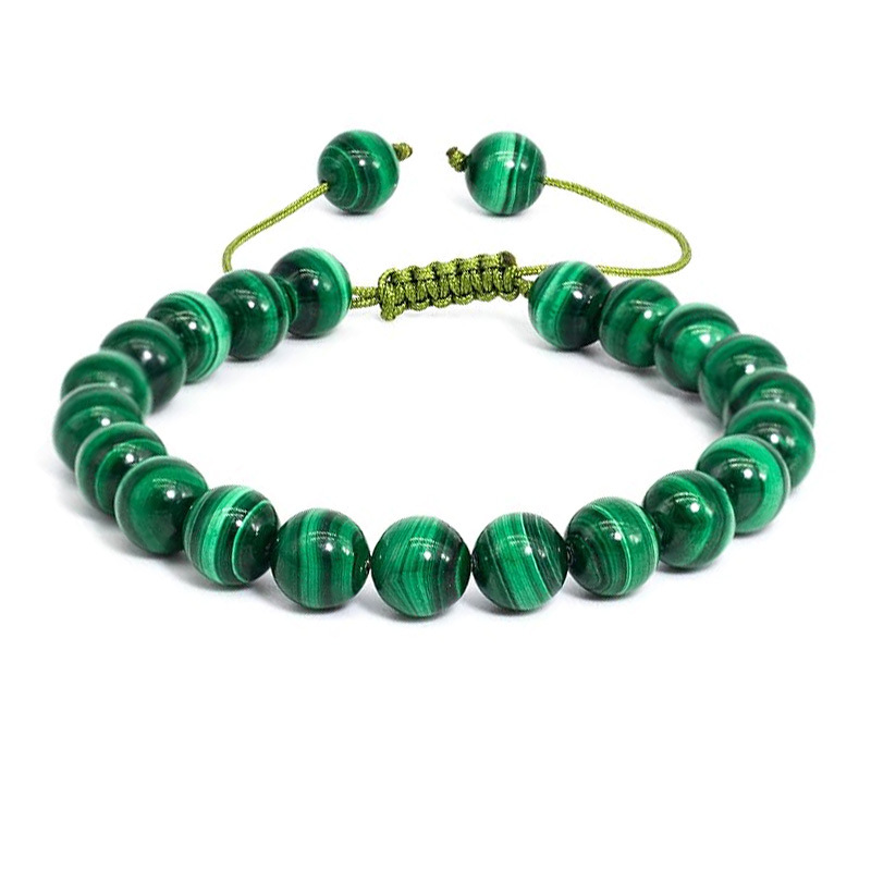 Natural Stone Agate Adjustable Bracelet