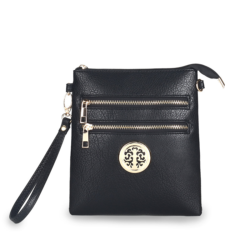 Unisex Solid-color Crossbody Handbag Casual And Versatile Single-shoulder Bag