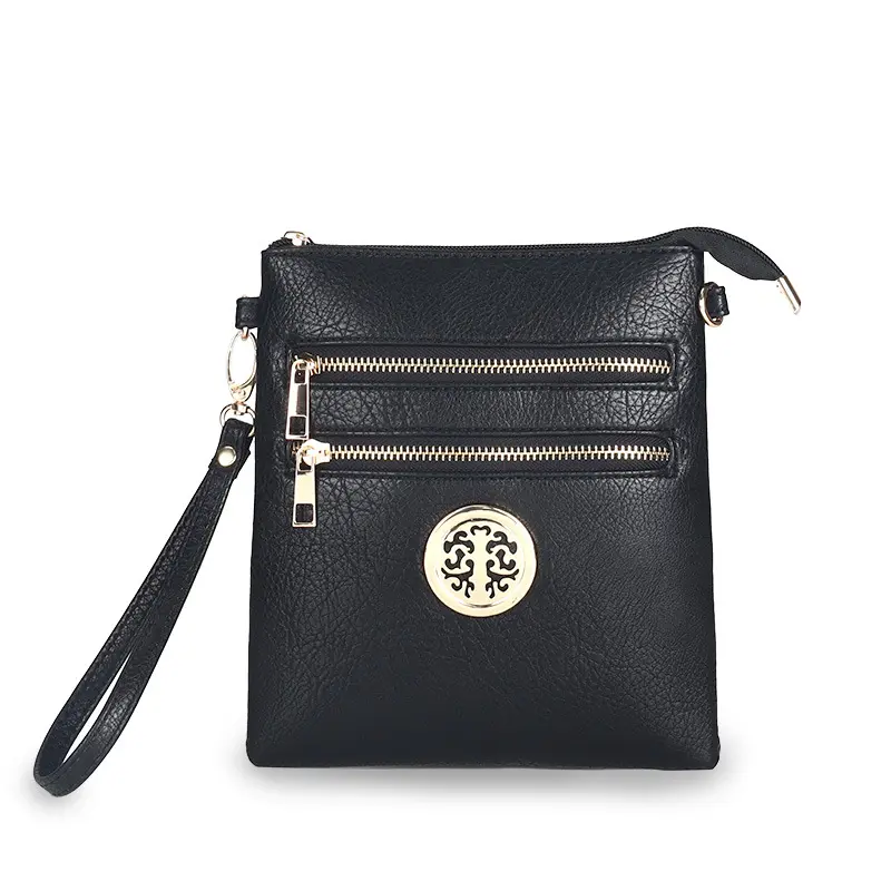 Unisex Solid-color Crossbody Handbag Casual And Versatile